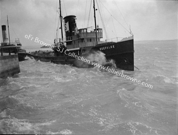 ROUGH SEAS AT DEEPWATER BAY SS SEAFLAKE